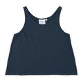 Cropped Tank - Navy