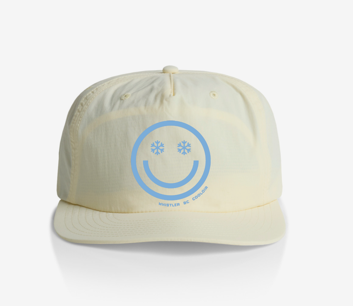 Adult Cooloir Hat - Butter Smiley Face