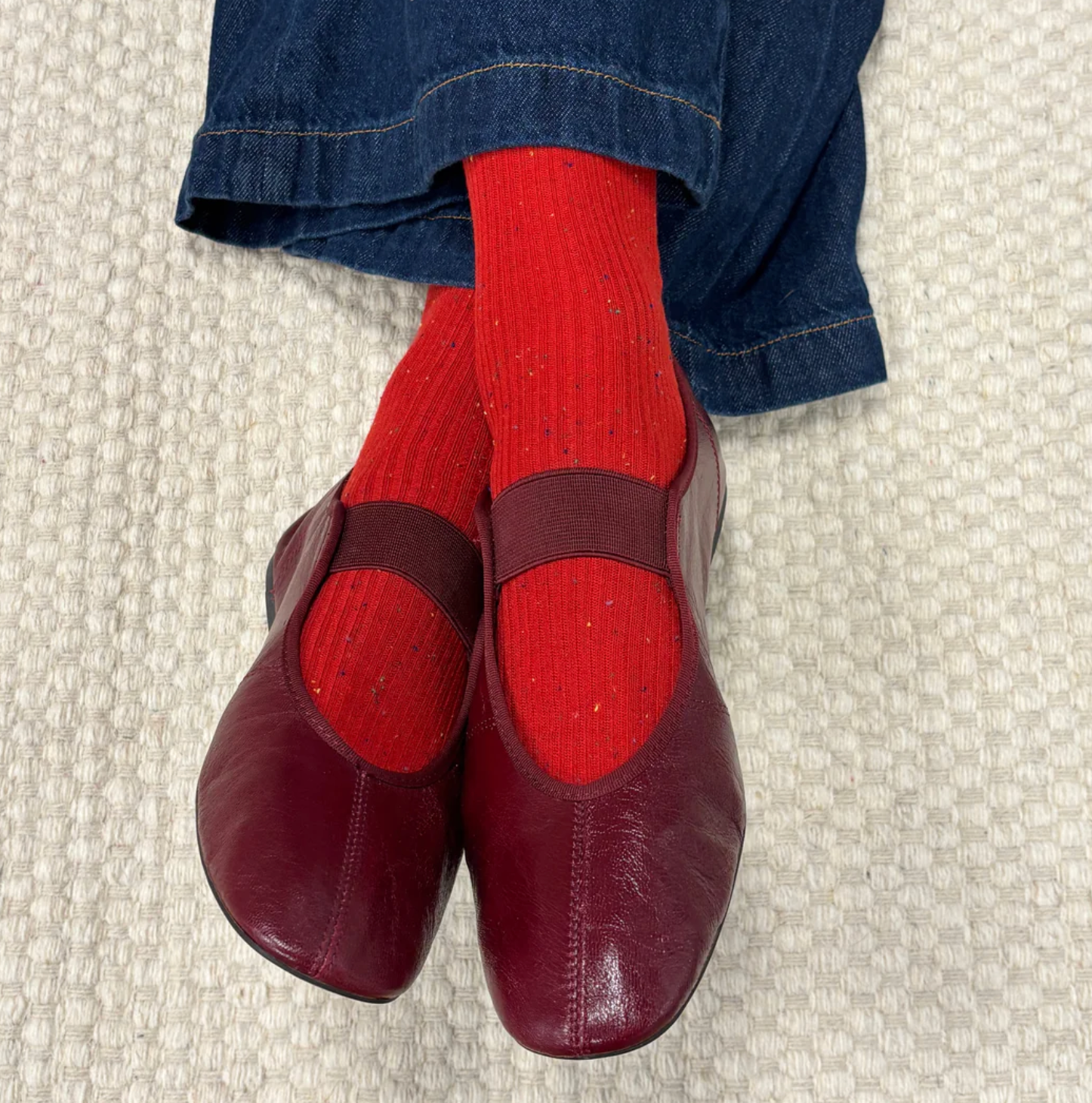 Confetti Sock - Poppy