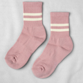 Gym Socks - French Pink Stripe