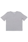 Silverlake Cropped Tee - Heather Gray