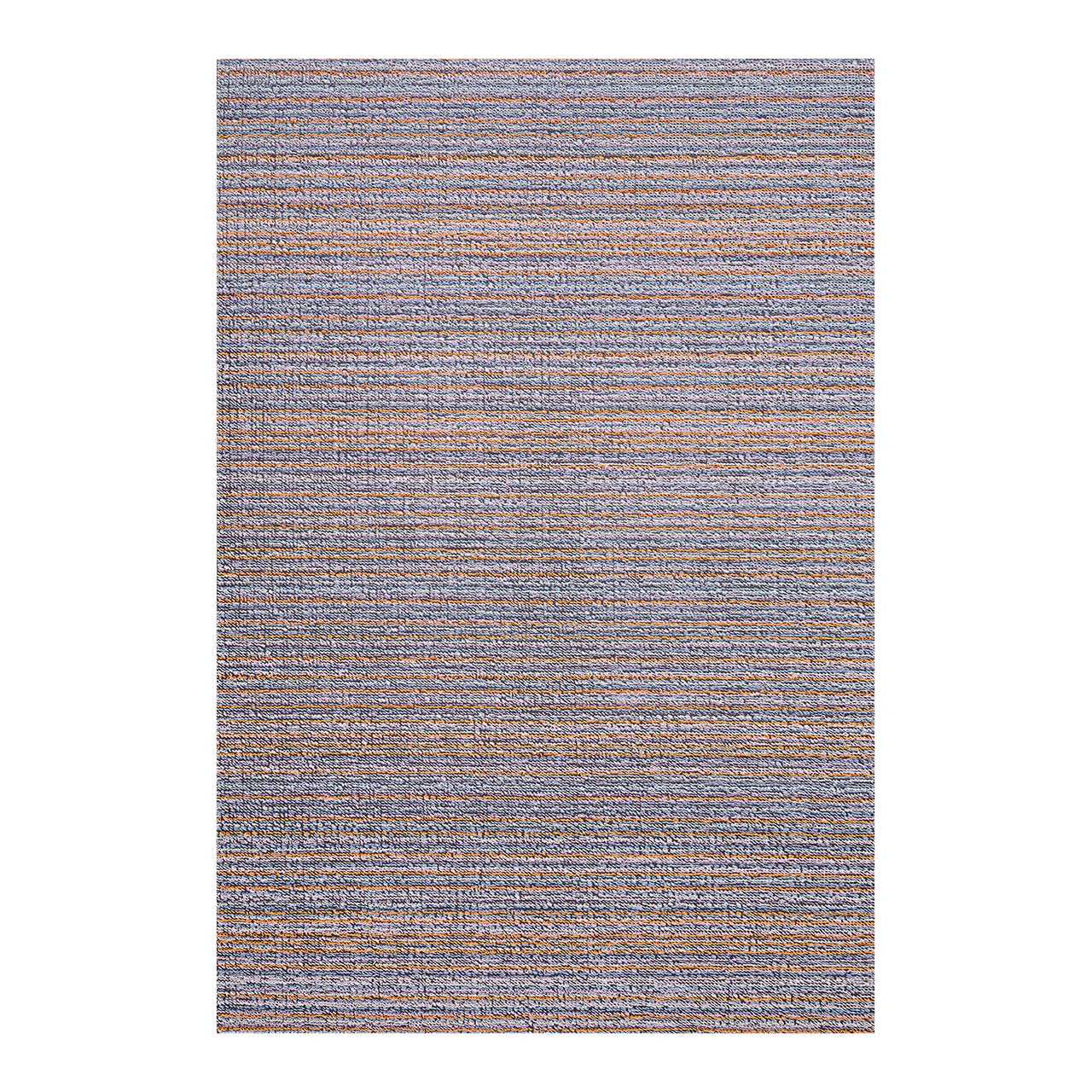 Skinny Stripe Shag Utility in Periwinkle - 24 x 36