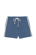 Eco Terry Stripe Short - Lapis