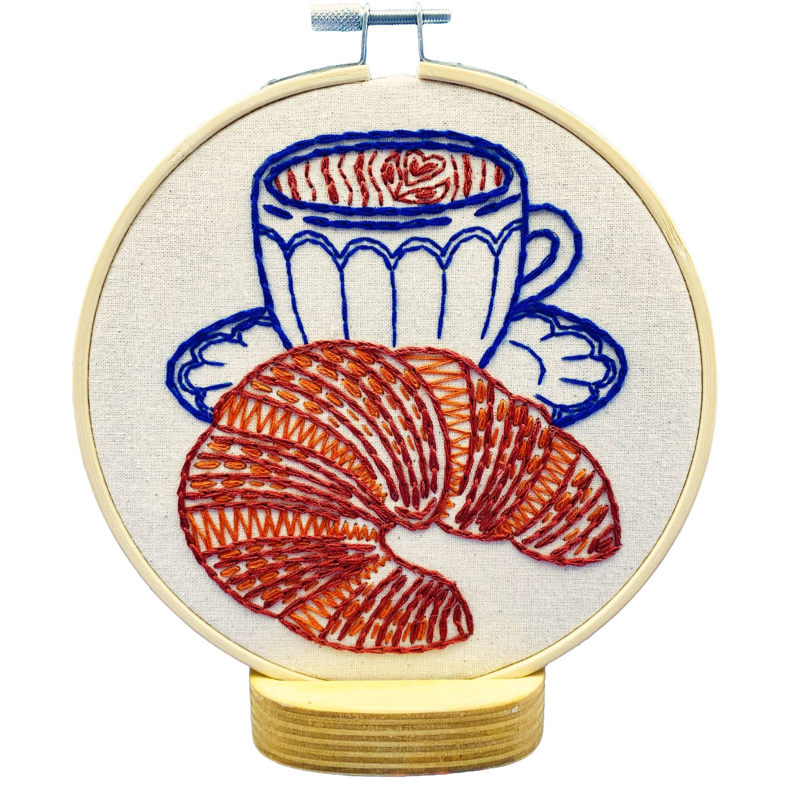 Croissant Complete Embroidery Kit