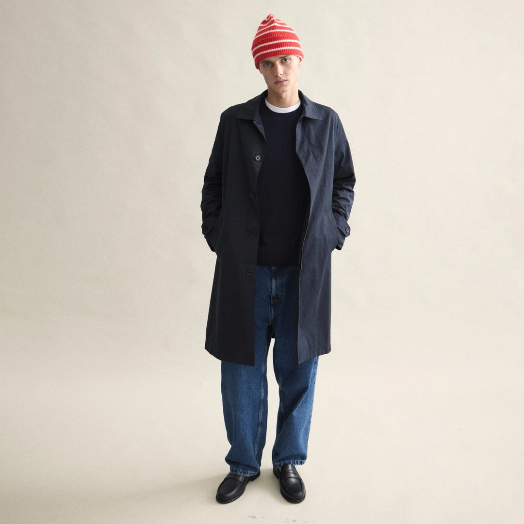 Classic Beanie - Crimson Stripe