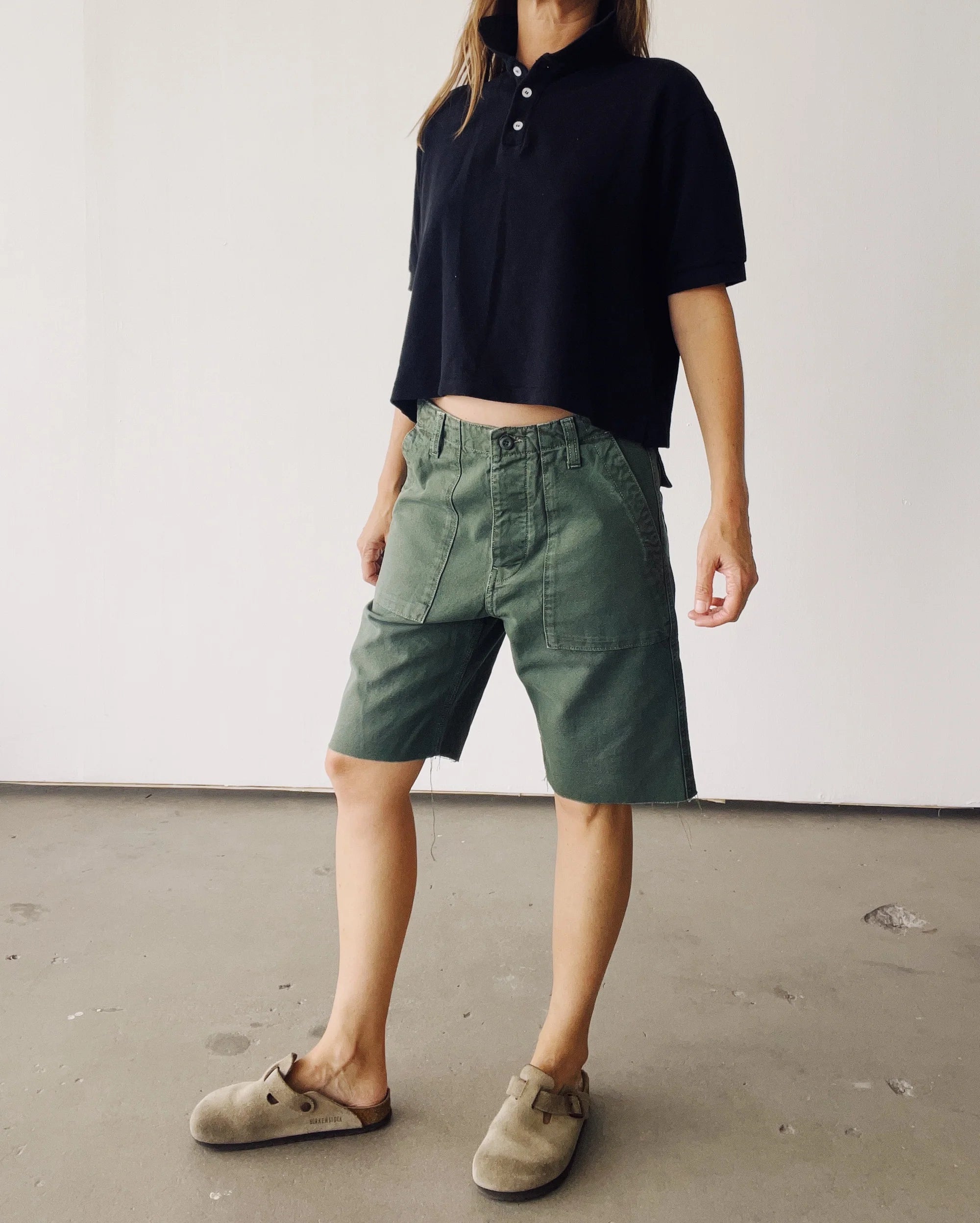 Boxy Polo - Black