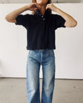Boxy Polo - Black