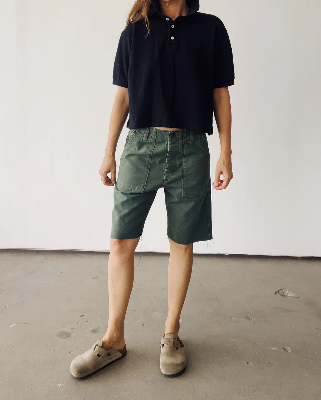 Boxy Polo - Black