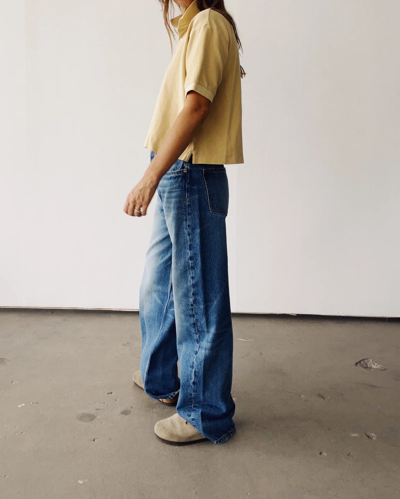 Boxy Polo - Sand