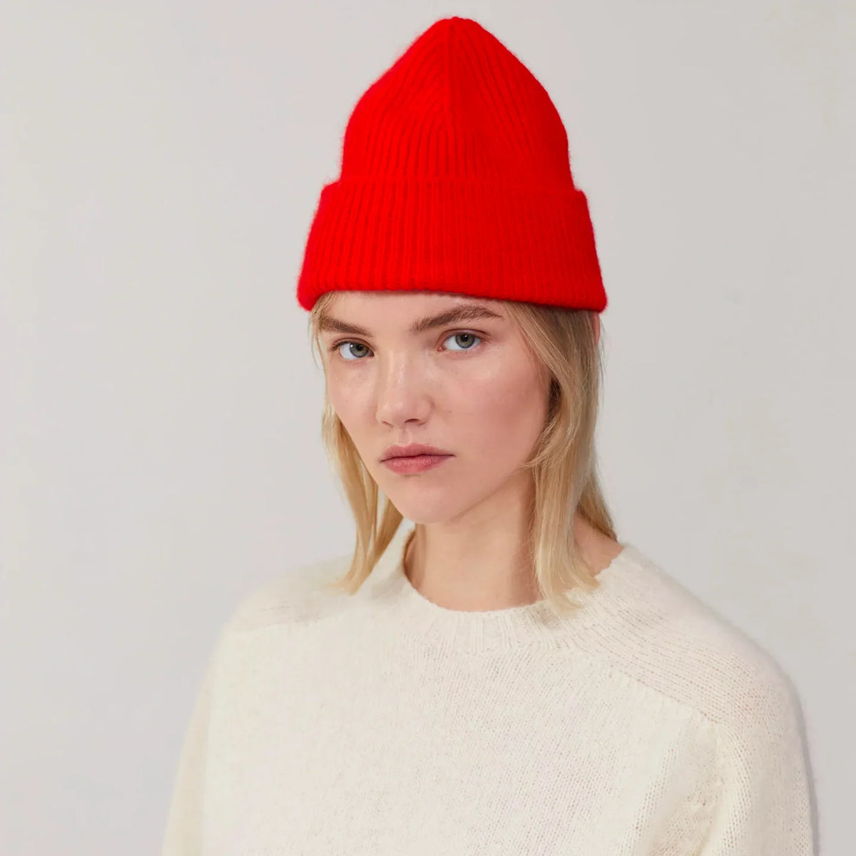 Classic Beanie - Crimson