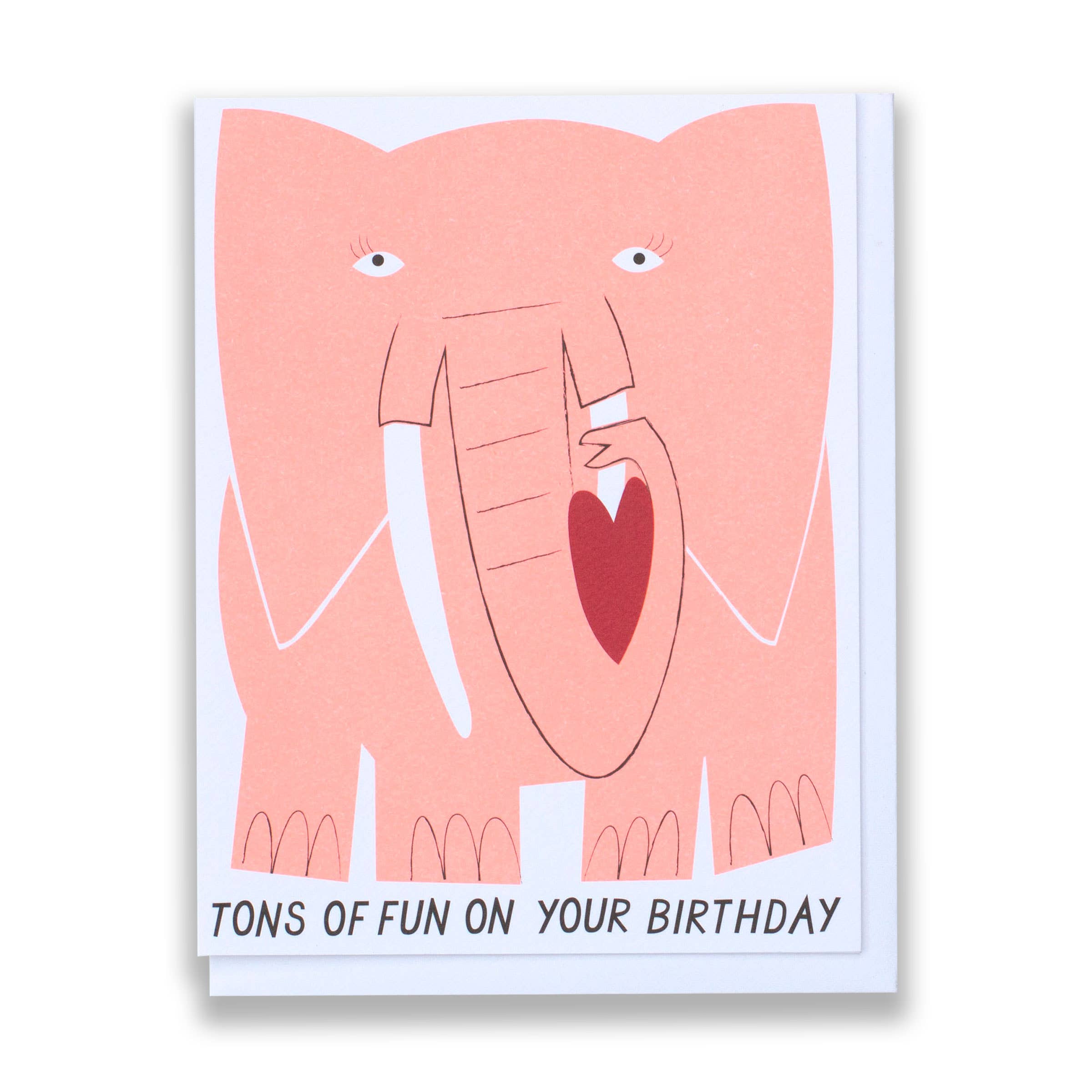 Big Elephant Birthday Note Card