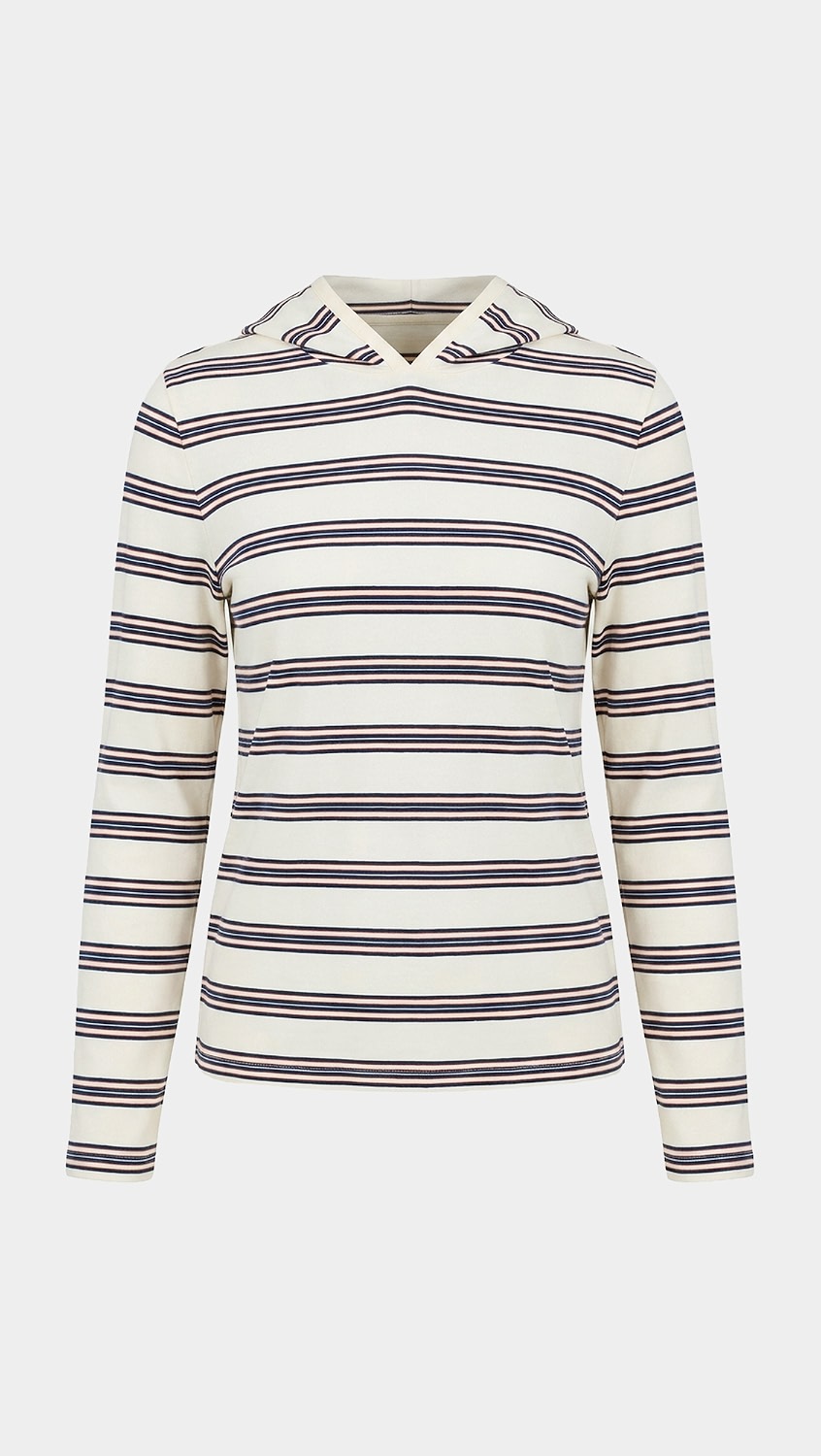 Nellie Shirt - White Orange Stripe