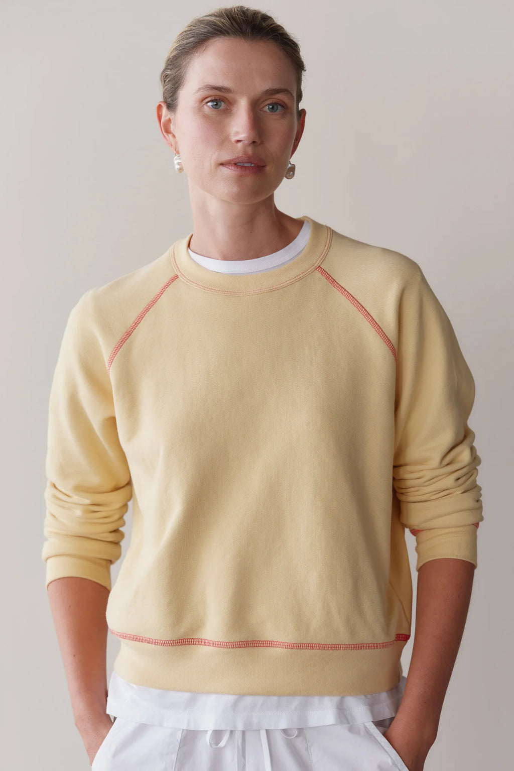 Eco Terry Contrast Stitch Sweatshirt