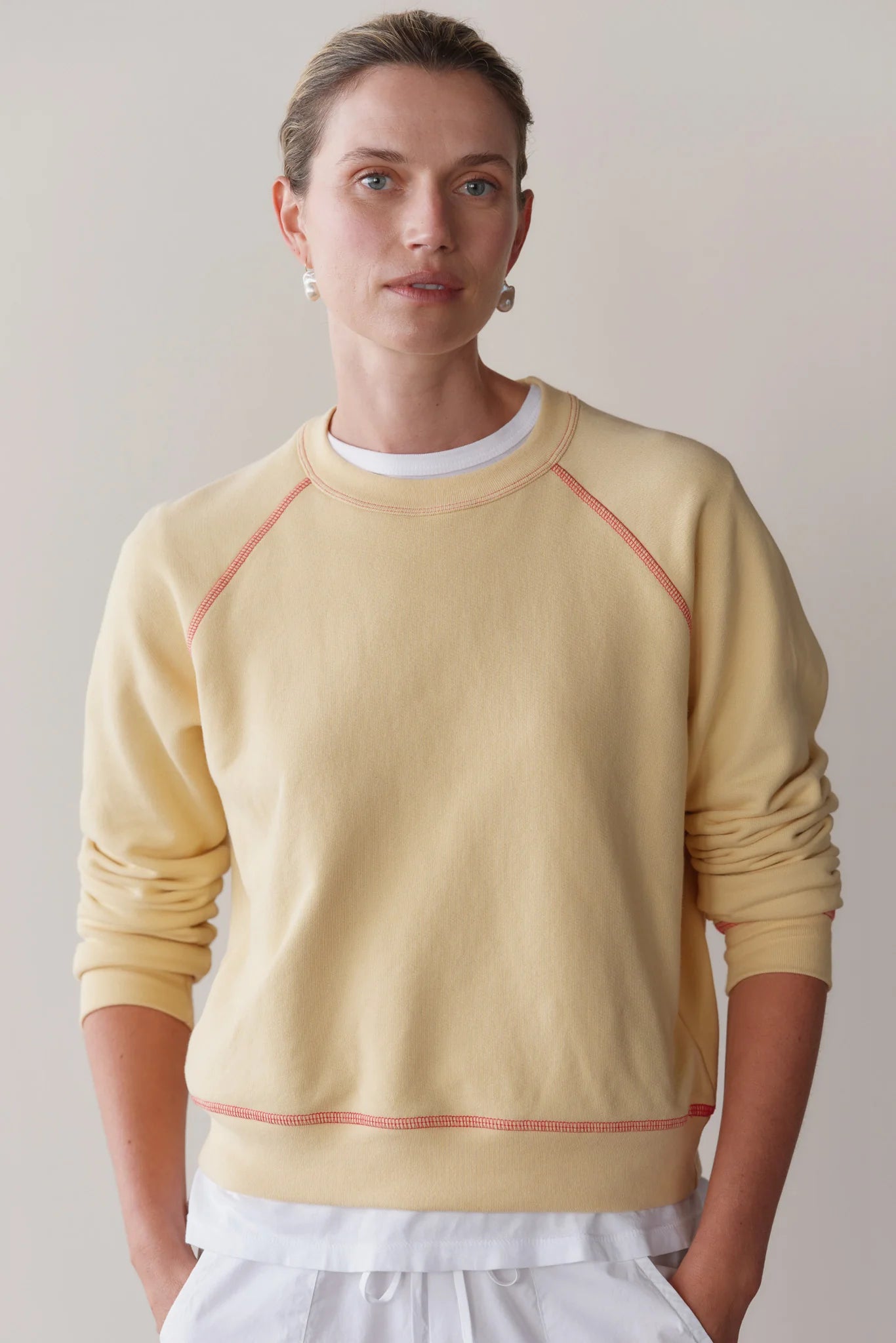 Eco Terry Contrast Stitch Sweatshirt