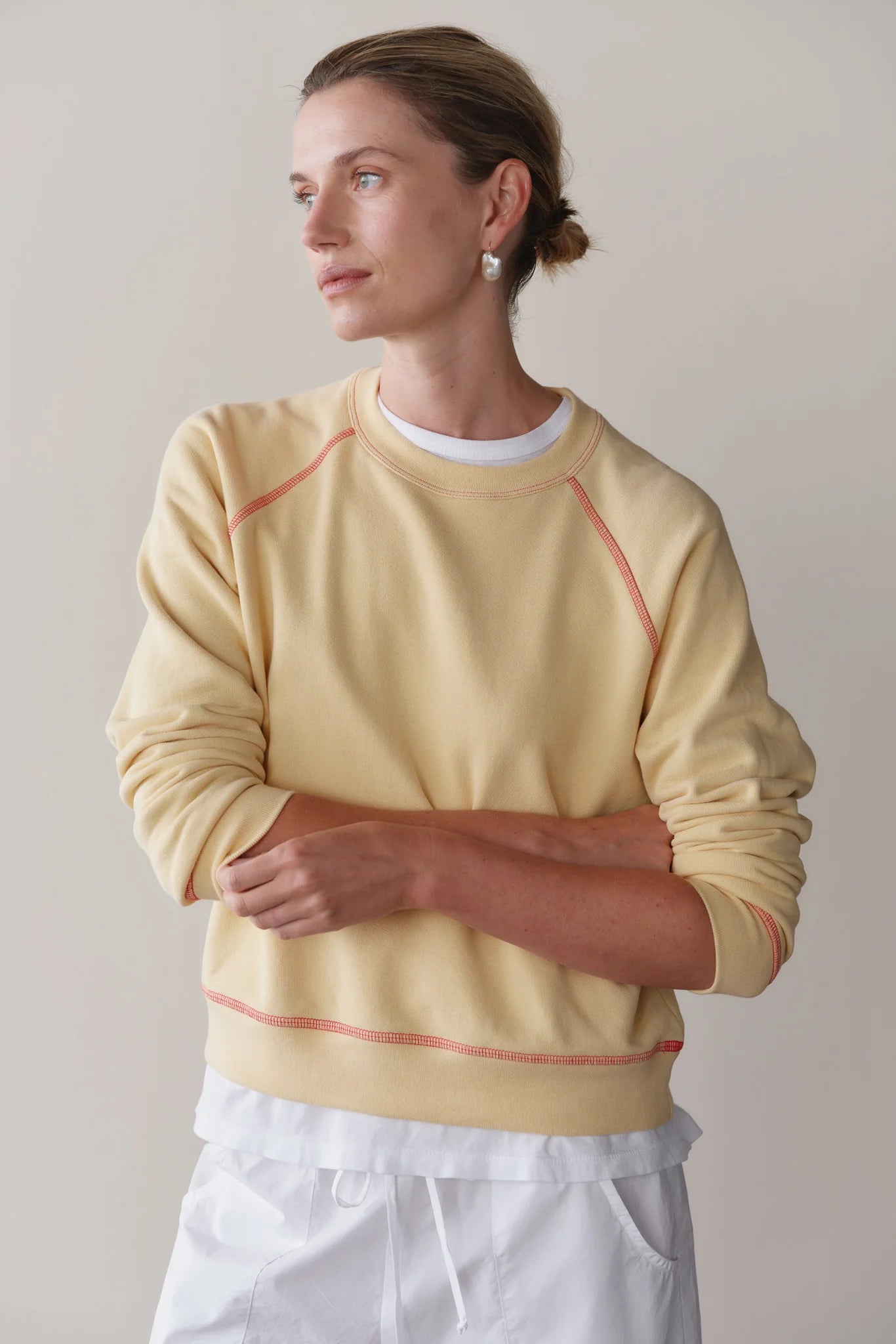 Eco Terry Contrast Stitch Sweatshirt