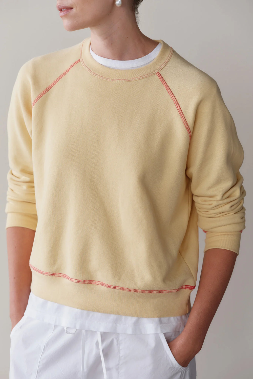Eco Terry Contrast Stitch Sweatshirt